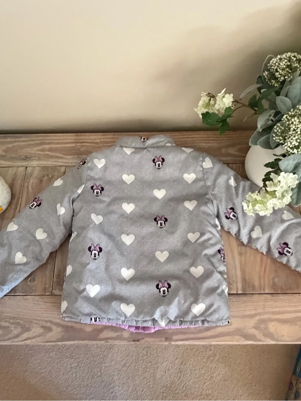 GAP Minnie Mouse Reversible Lightweight Puffer Jacket ☃️